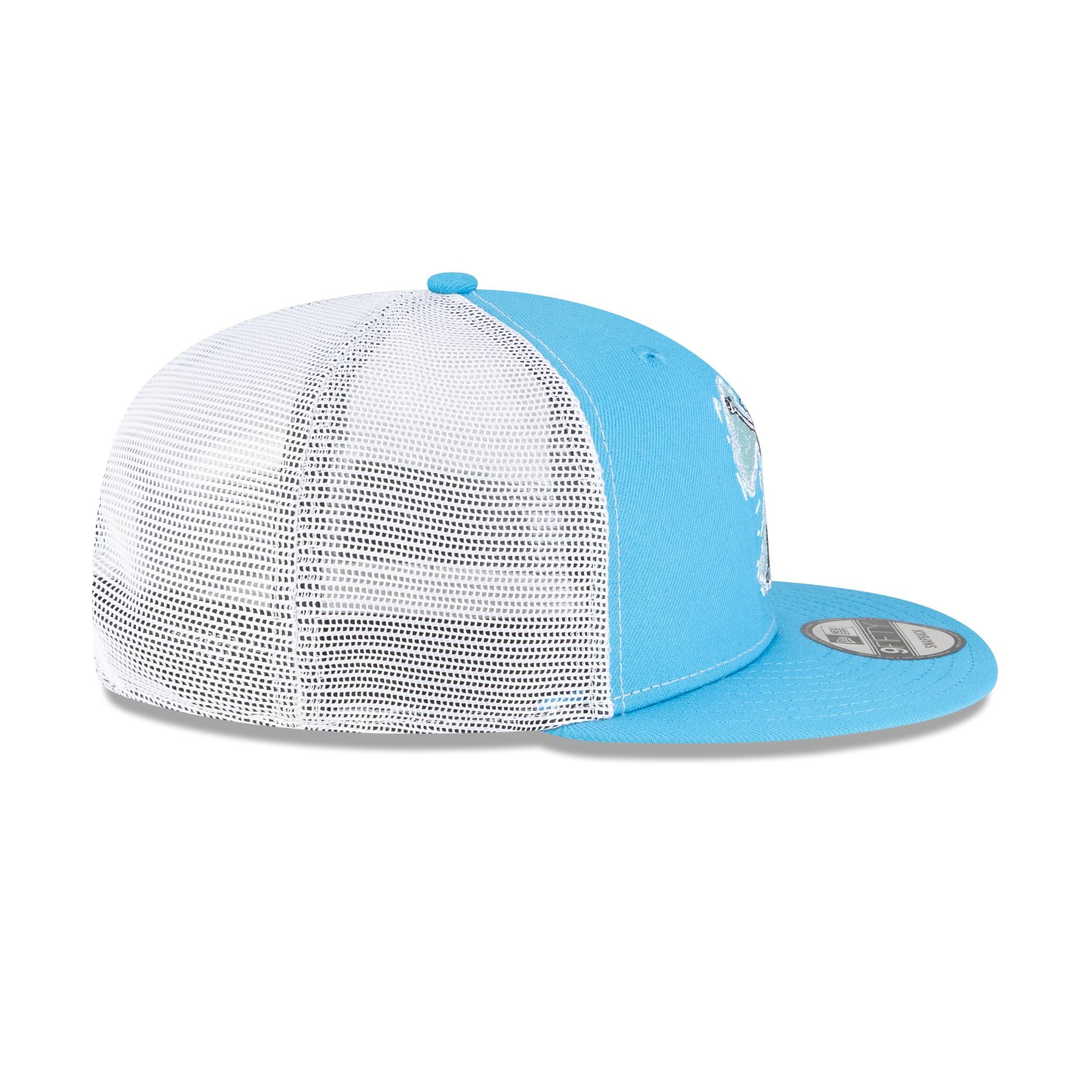 Rick and Morty Rickmas Rick Snow Angel 9FIFTY Trucker Hat