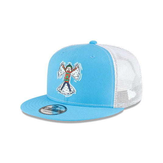 Rick and Morty Rickmas Morty Snow Angel 9FIFTY Trucker Hat - New Era Cap