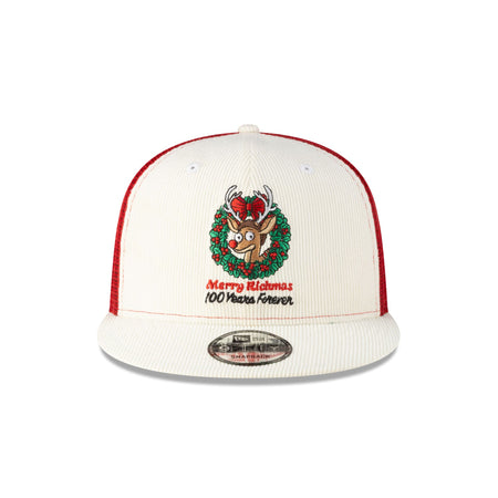 Rick and Morty Merry Rickmas Chrome Corduroy 9FIFTY Trucker Hat