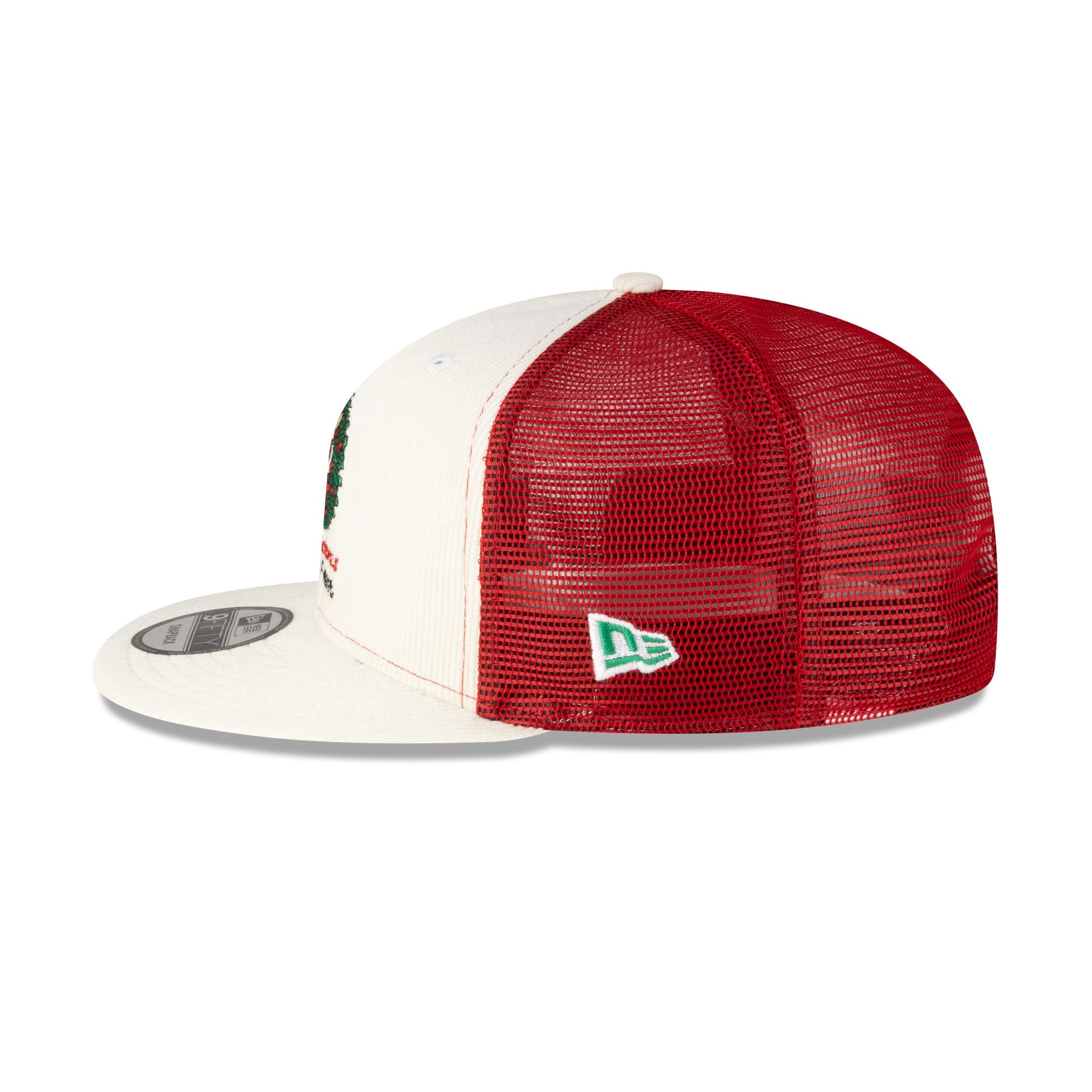 Rick and Morty Merry Rickmas Chrome Corduroy 9FIFTY Trucker Hat