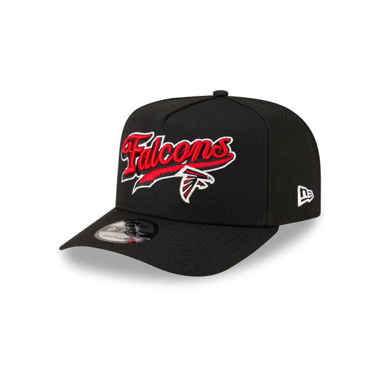 Born x Raised x Atlanta Falcons Script Black 9FIFTY A-Frame Snapback Hat - New Era Cap