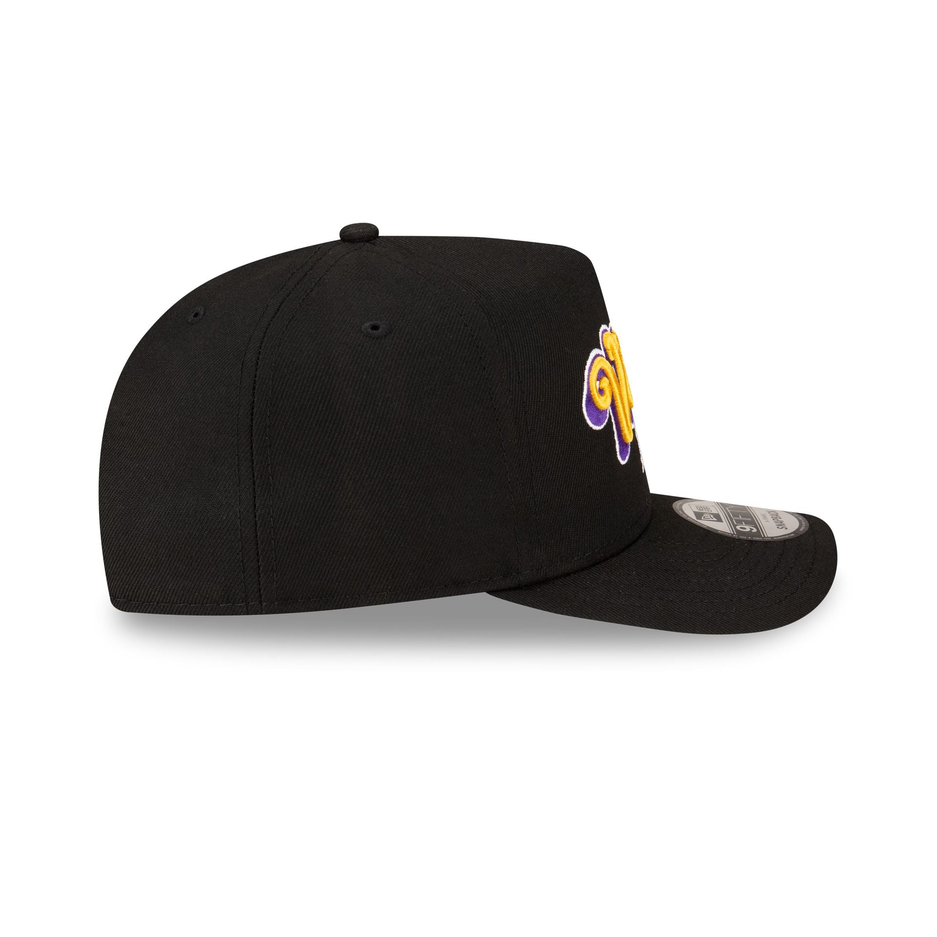 Born x Raised x Minnesota Vikings Script Black 9FIFTY A-Frame Snapback Hat