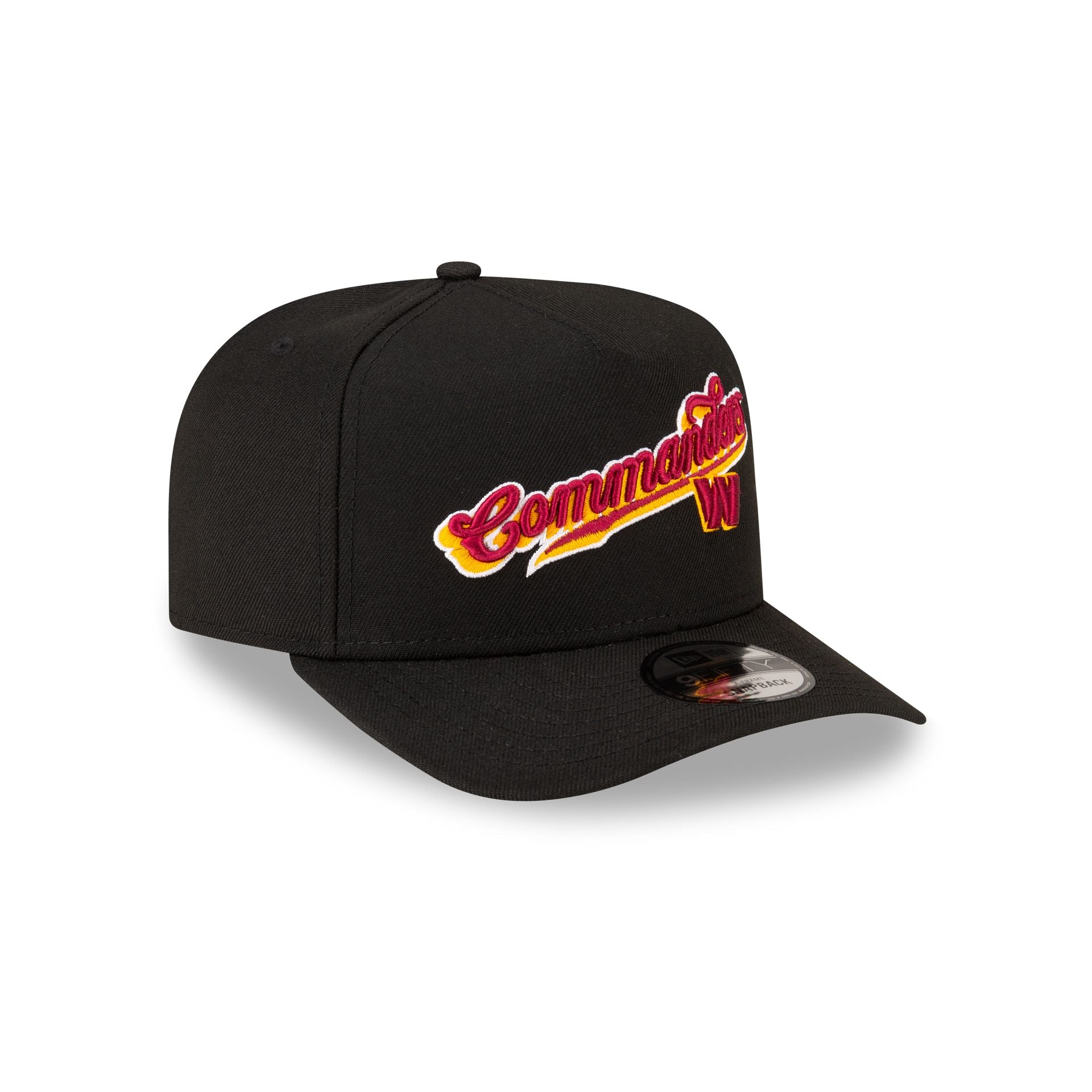 Born x Raised x Washington Commanders Script Black 9FIFTY A-Frame Snapback Hat