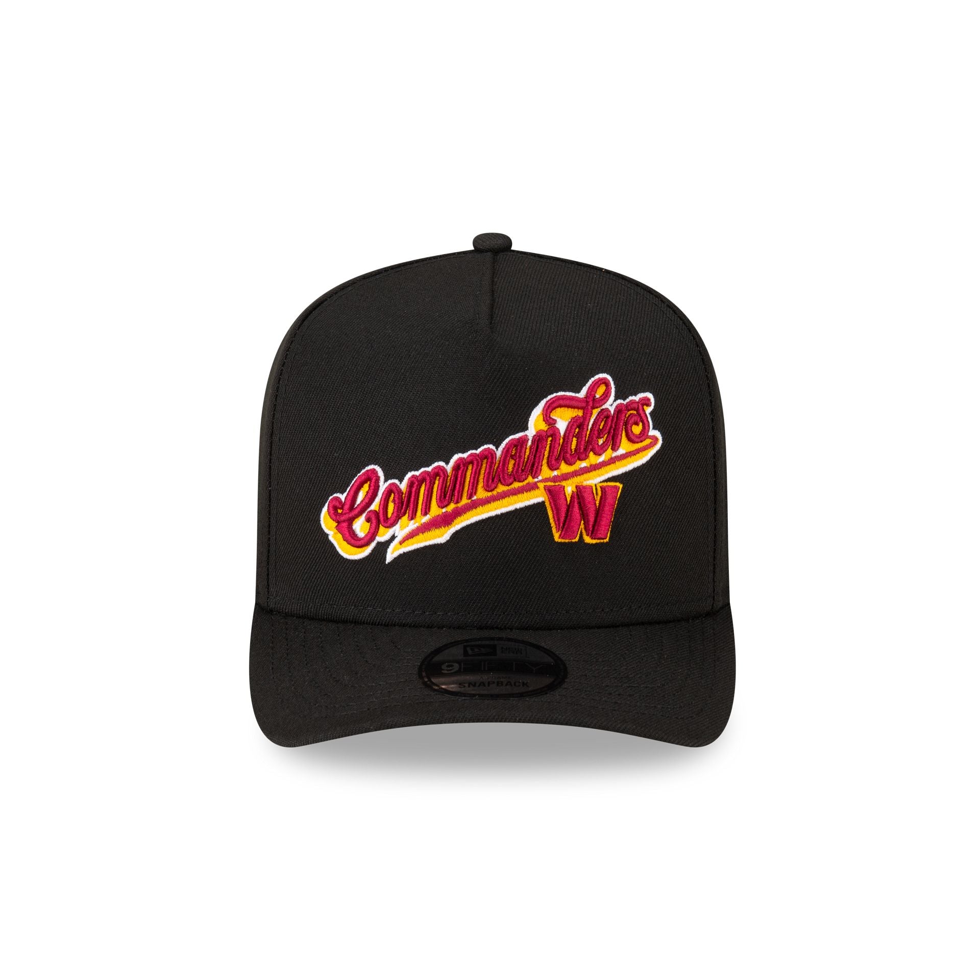 Born x Raised x Washington Commanders Script Black 9FIFTY A-Frame Snapback Hat