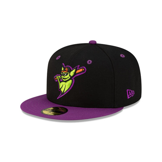 Louisville Bats Halloween Purple 59FIFTY Fitted Hat - New Era Cap