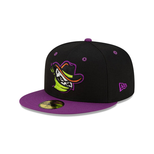 Quad Cities River Bandits Halloween Purple 59FIFTY Fitted Hat - New Era Cap