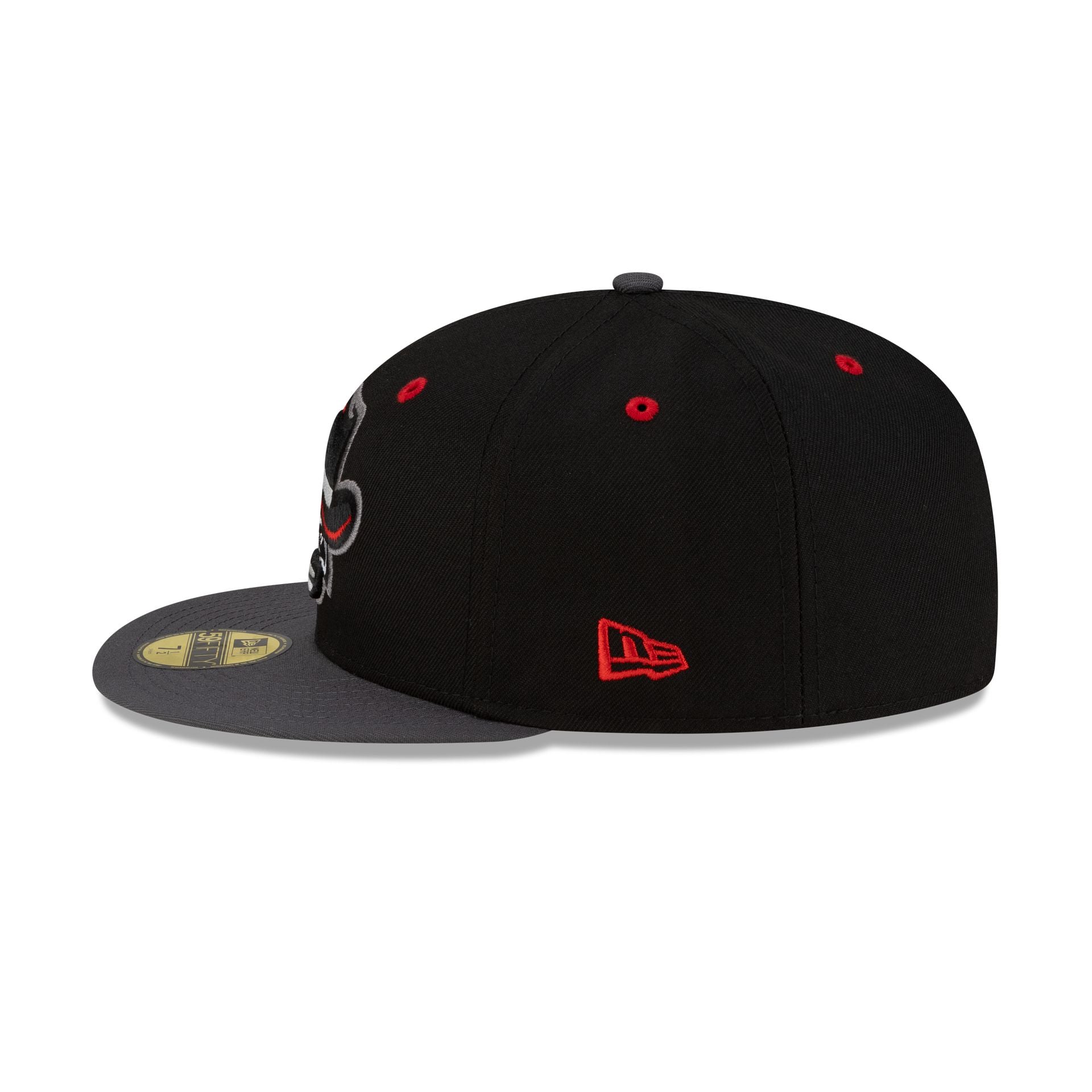 Quad Cities River Bandits Halloween Red 59FIFTY Fitted Hat