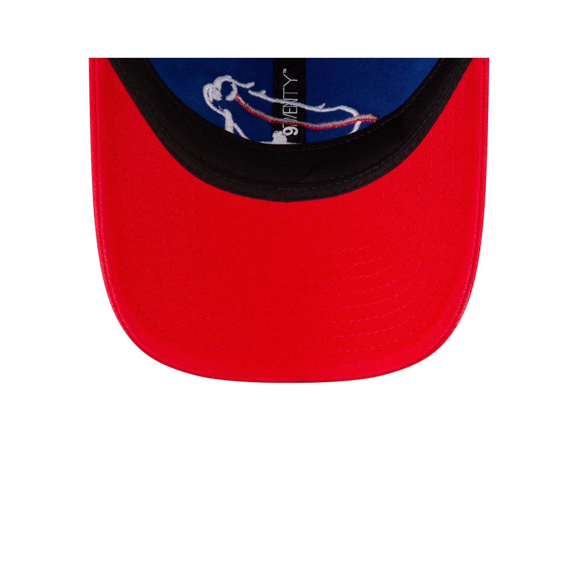 Buffalo Bills Billustration Red Visor 9TWENTY Adjustable Hat