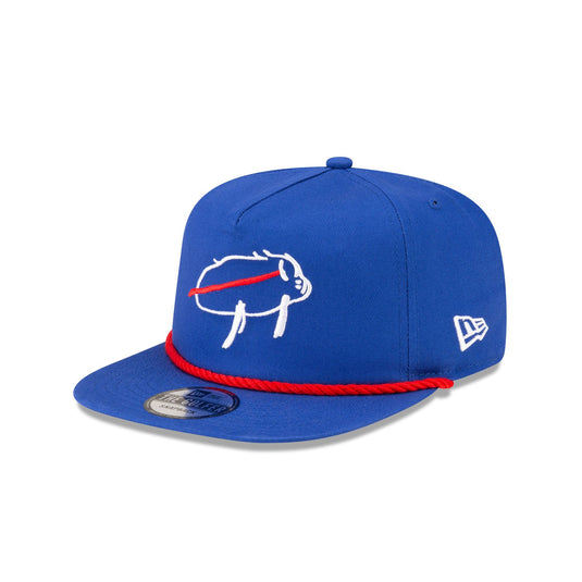 Buffalo Bills Billustration Blue Golfer Hat - New Era Cap