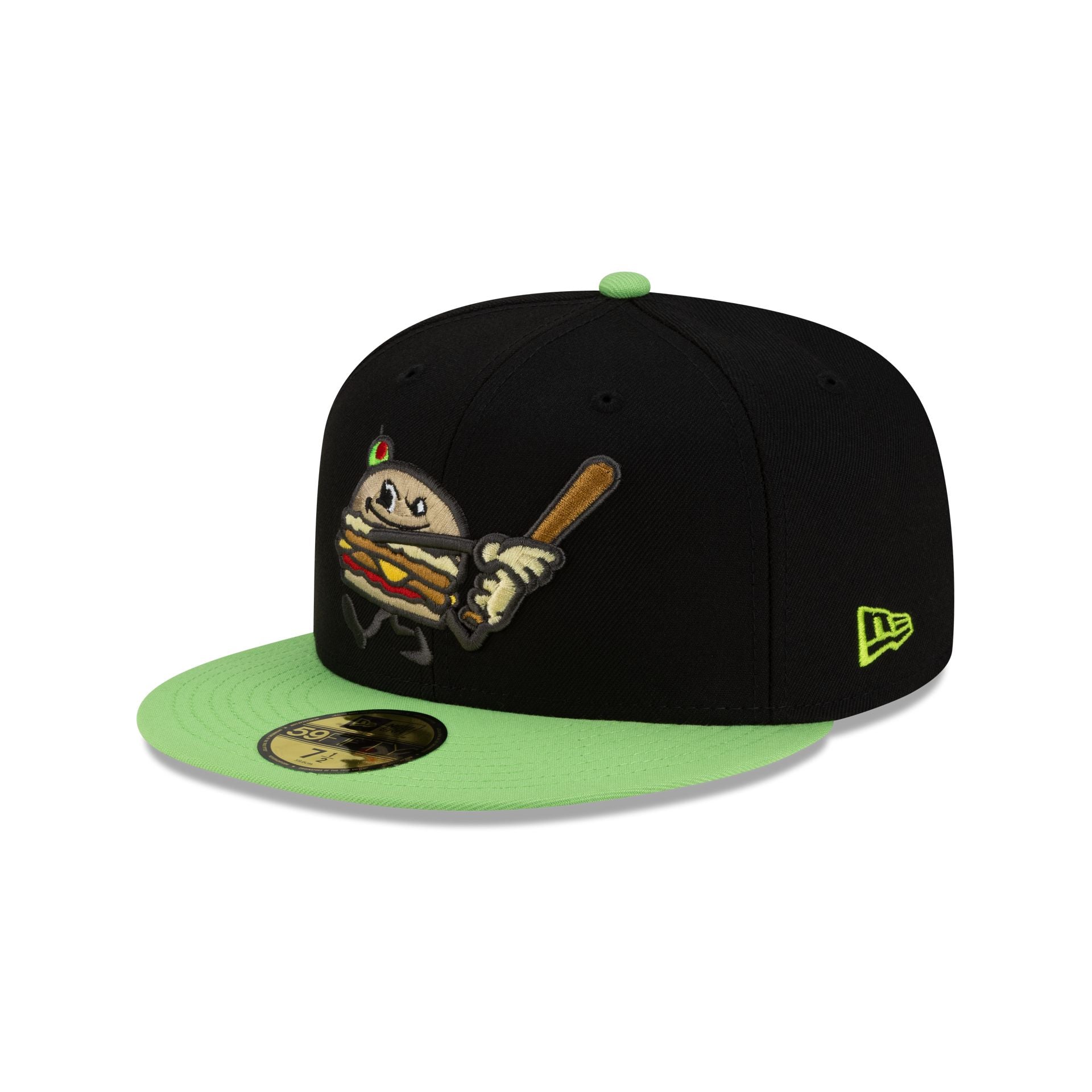 Akron RubberDucks Black Food Pack 59FIFTY Fitted Hat