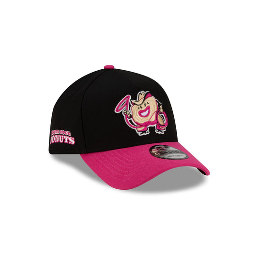 Round Rock Express Black Food Pack 9FORTY A-Frame Snapback Hat - New Era Cap