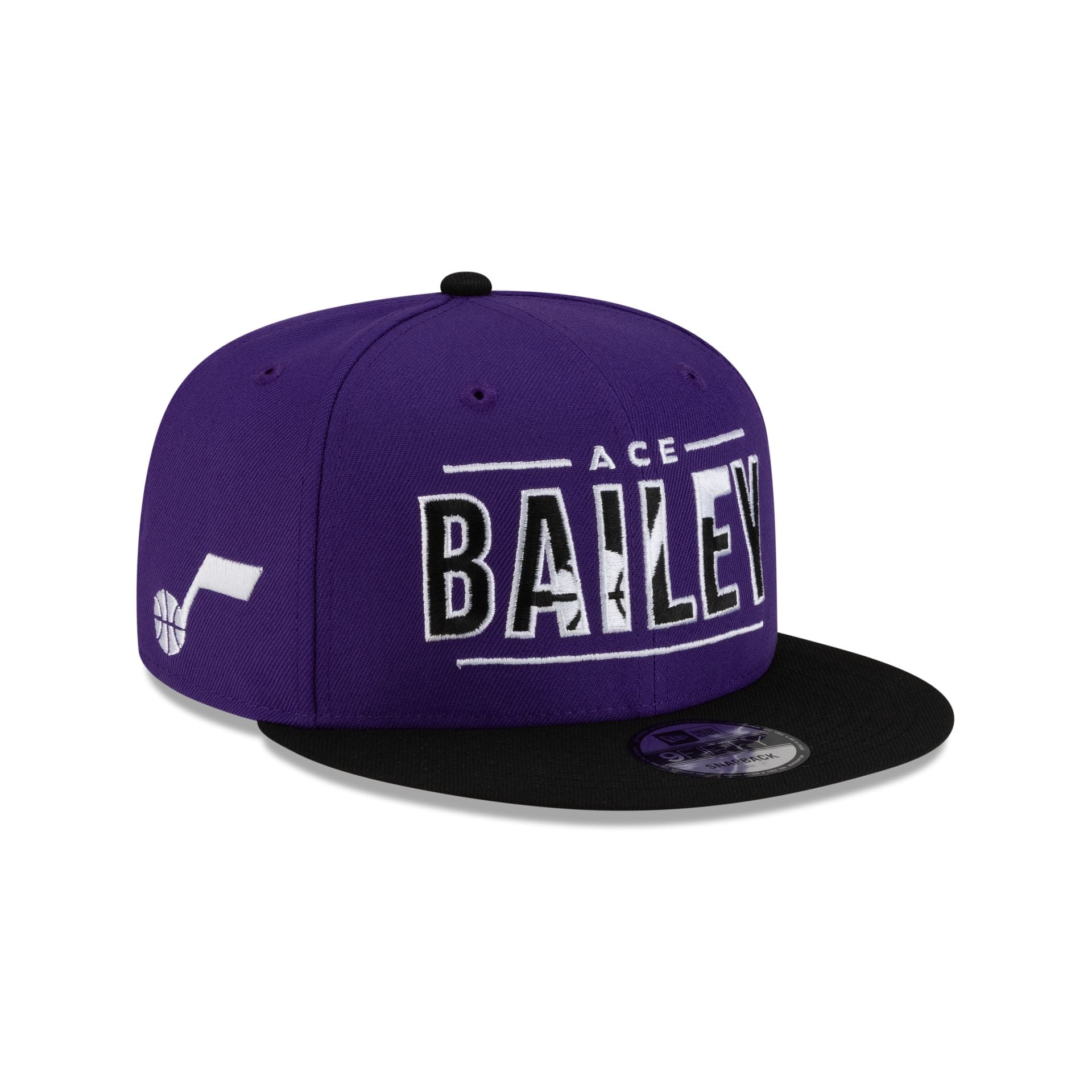 Utah Jazz Ace Bailey Wordmark 9FIFTY Snapback Hat