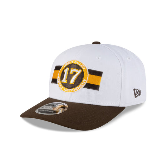 Wyoming Cowboys Josh Allen Jersey Retirement 17 9SEVENTY Stretch-Snap Hat - New Era Cap