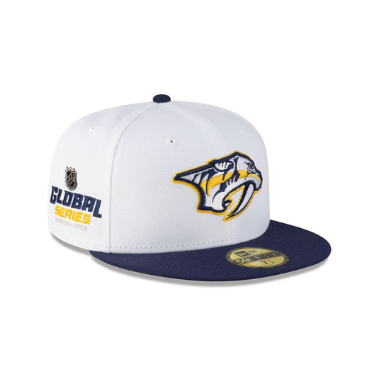 Nashville Predators 2025 Global Series 59FIFTY Fitted Hat - New Era Cap