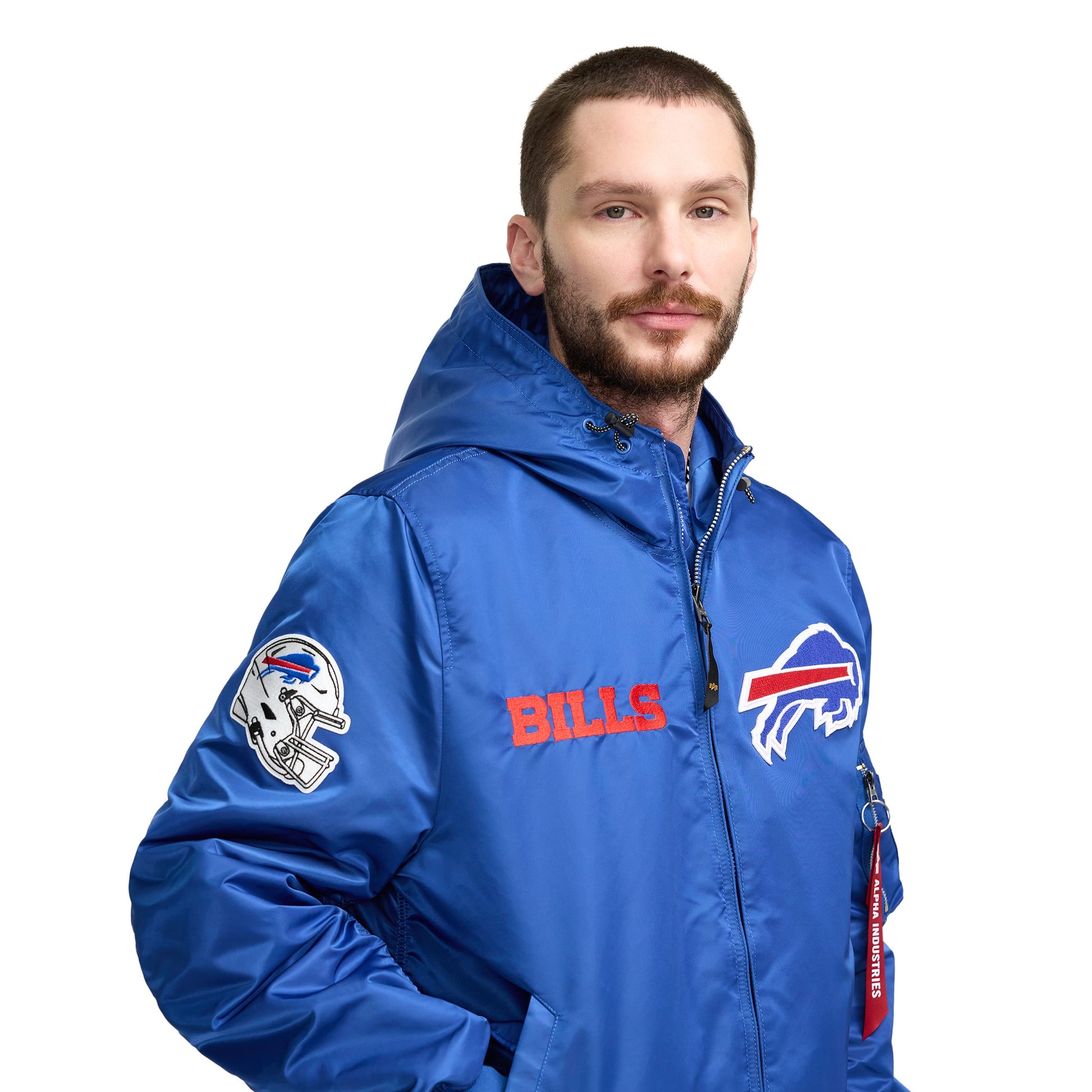 Alpha Industries x Chicago Bears L-2B Hooded Bomber Jacket