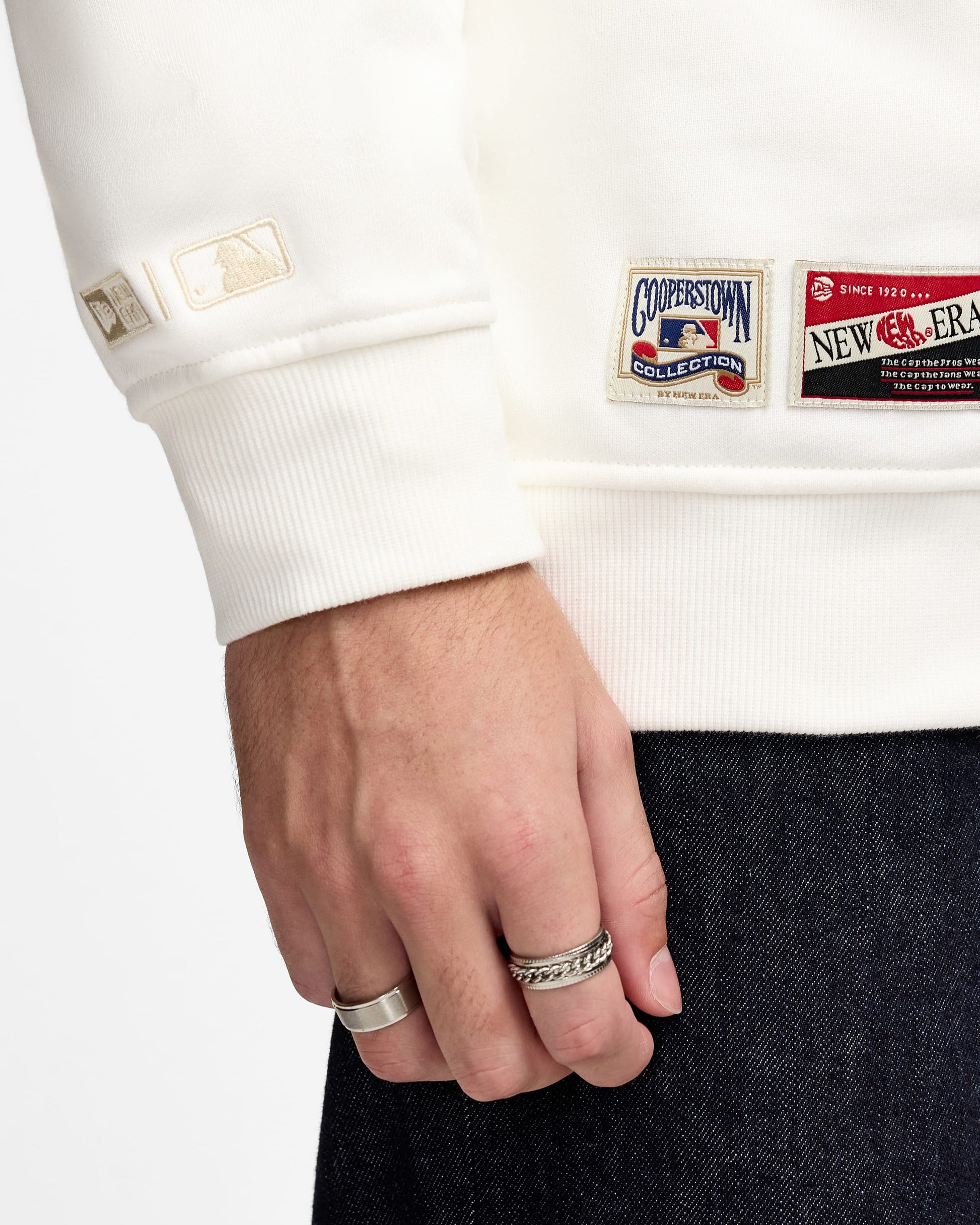 New York Yankees Cooperstown Savvy Red Crewneck