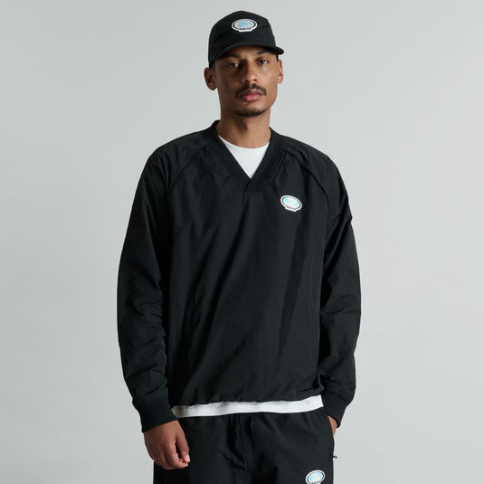 Larkin Black Track Pullover Jacket - New Era Cap