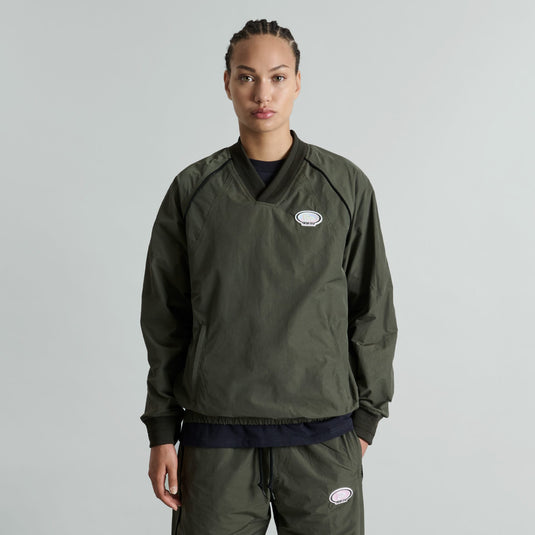 Larkin Dusty Charcoal Track Pullover Jacket - New Era Cap