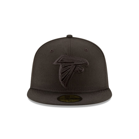 Atlanta Falcons Black On Black 59FIFTY Fitted Hat