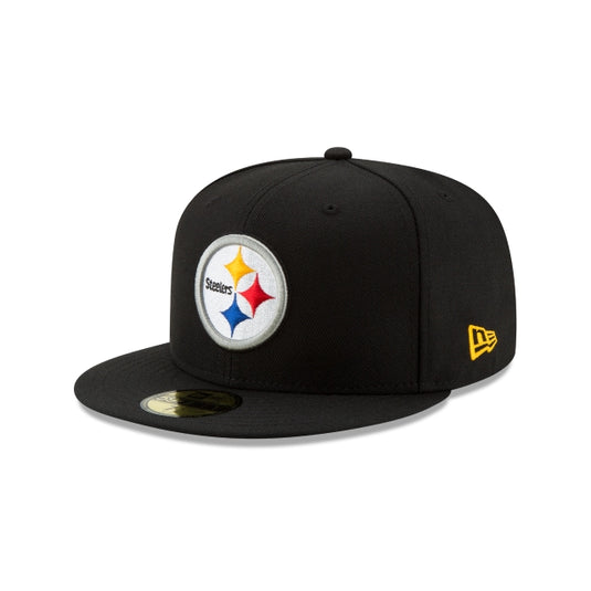 Pittsburgh Steelers Black 59FIFTY Fitted Hat - New Era Cap
