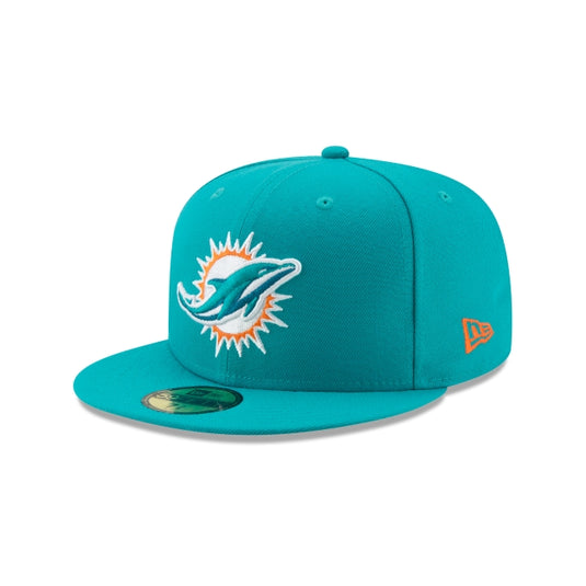 Miami Dolphins Teal 59FIFTY Fitted Hat - New Era Cap